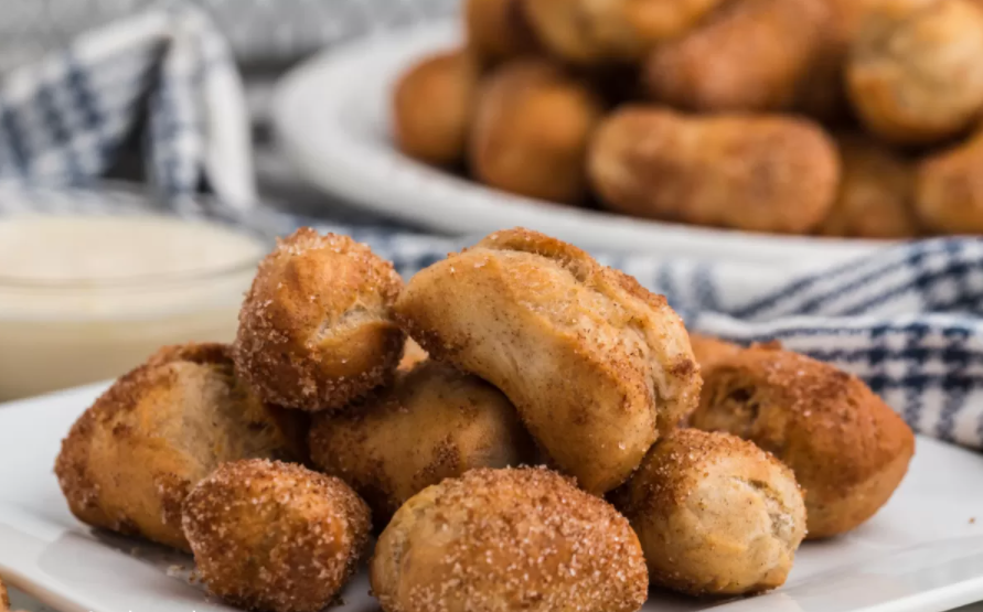 Air Fryer Cinnamon Sugar Pretzel Bites a perfect snack that everyone will love