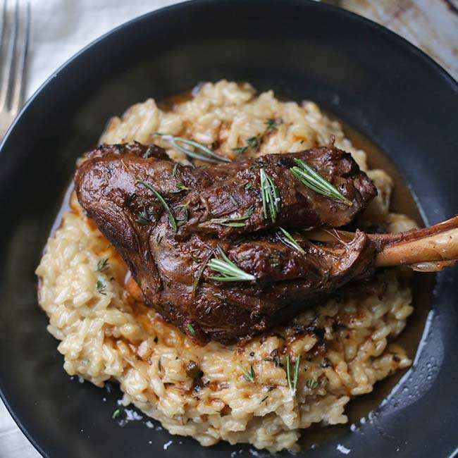 incredibly delicious and creamy Braised Lamb Shanks Recipe 