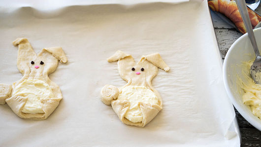 Cream Cheese Crescent Bunnies Recipe Easter Treat for Kids
