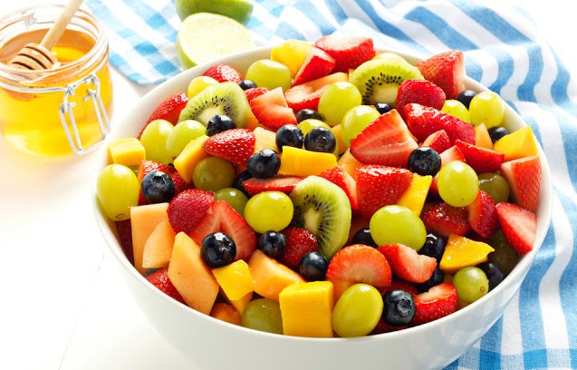 Light and refreshing Honey Lime Fruit Salad
