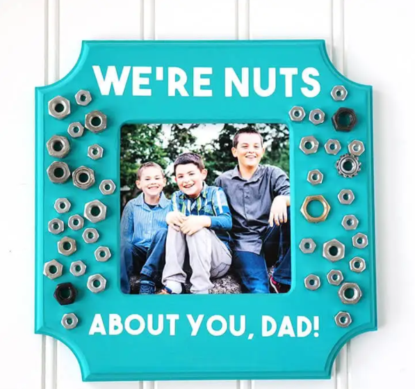 “We’re Nuts About You” Photo Frame Fathers Day Craft 