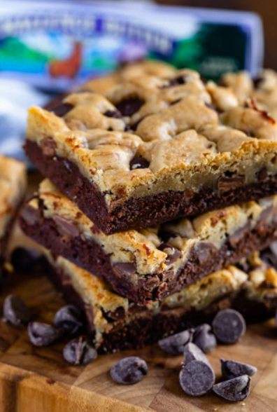 Easy Homemade Yummy Chocolate Chip Brookies Recipe
