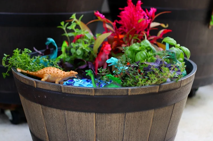 Cute and Fun Dinosaur Fairy Garden For Kids 