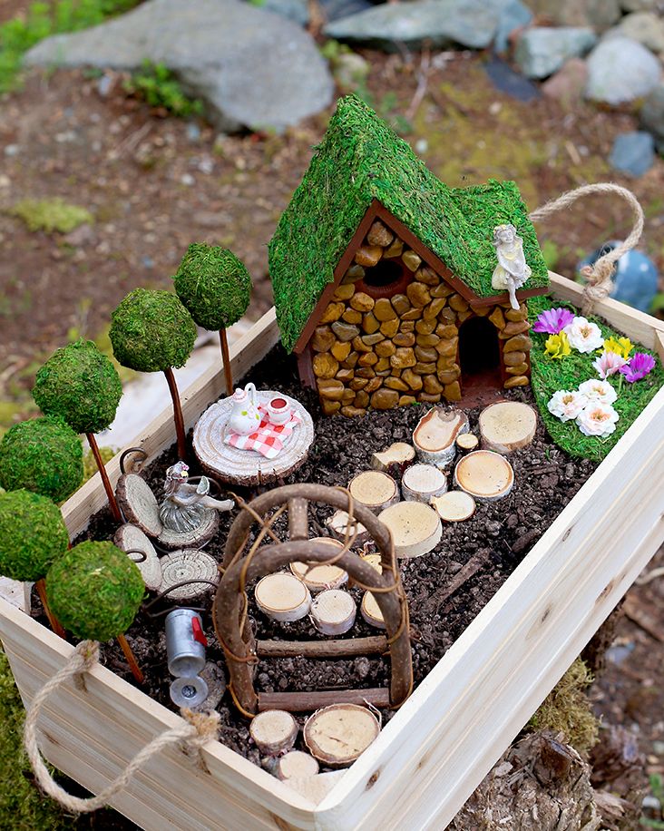 DIY Fairy Garden and Fairy House