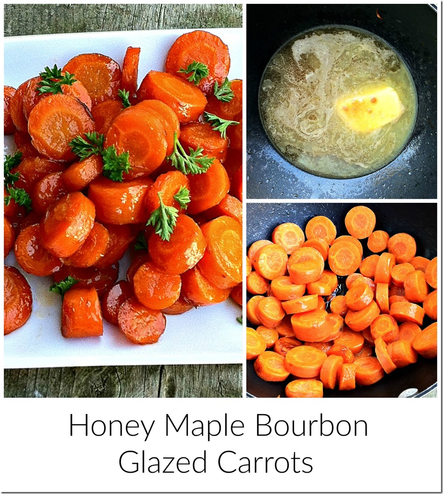 Honey Maple Bourbon Glazed Carrots Recipe With Non-Alcoholic Option