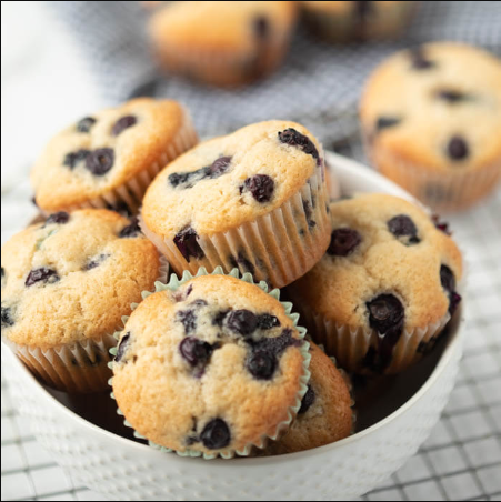 quick and easy blueberry muffins