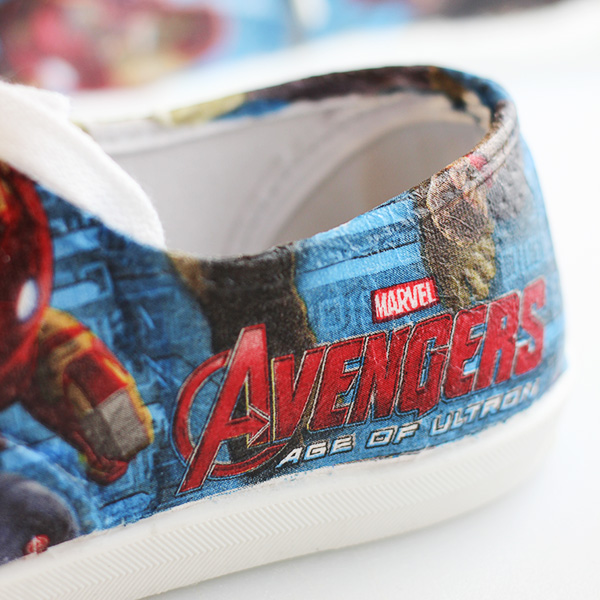 DIY Avengers Superhero Shoes for Kids