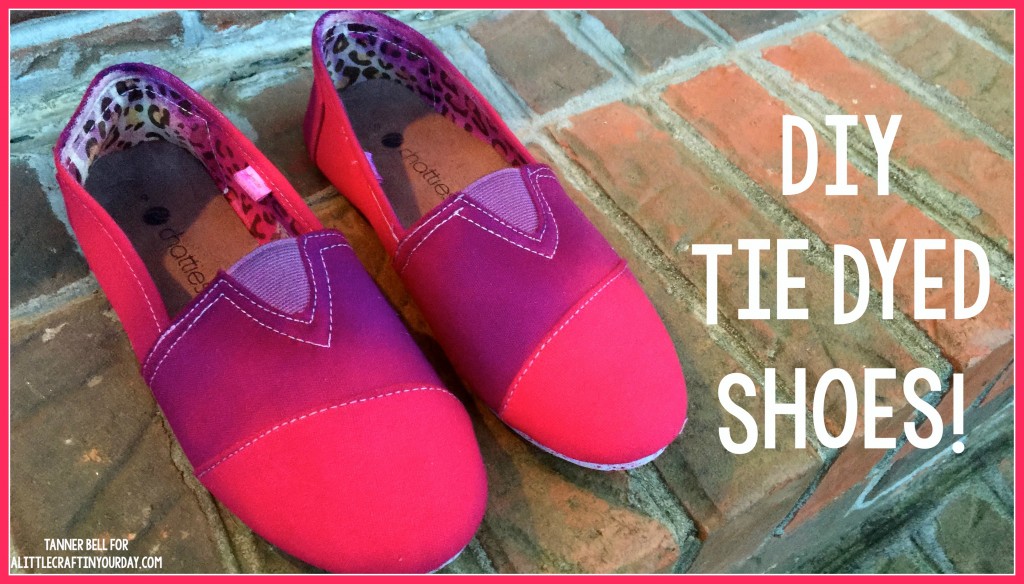 Easy And Fun DIY Tie Dyed Shoe