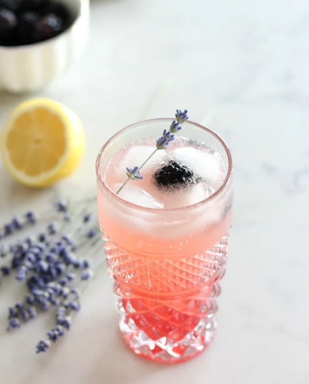 lavender blackberry sparkling lemonade a delicious and refreshing summer drink