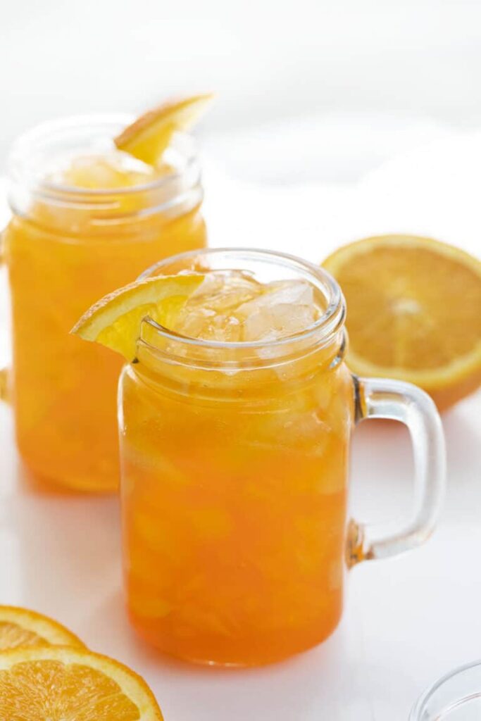 Refreshing orange crush cocktail