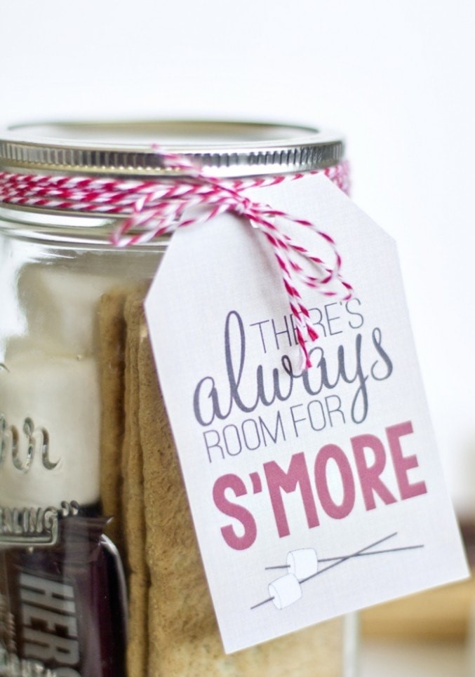 S'mores kit mason jar