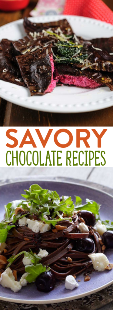 Savory Chocolate Recipes roundup
