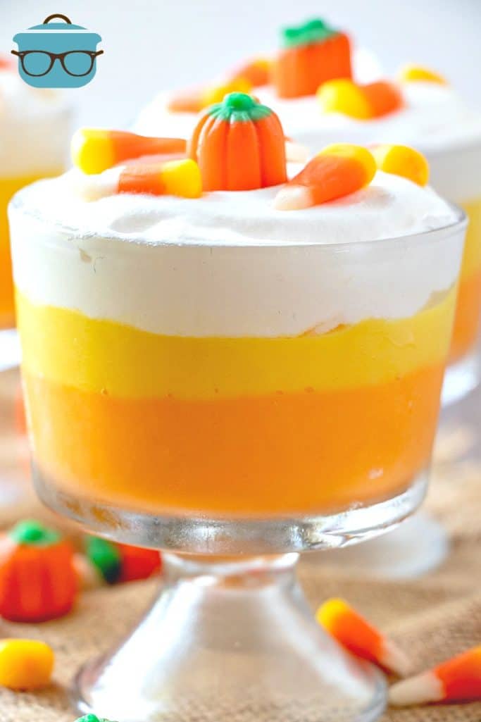 Candy Corn Pudding Parfaits