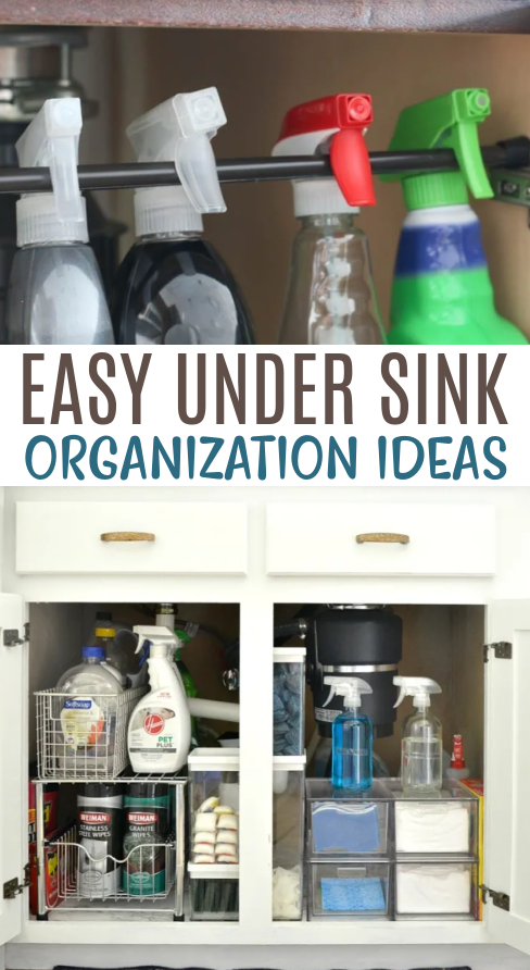 Easy Under Sink Organization Ideas Roundup