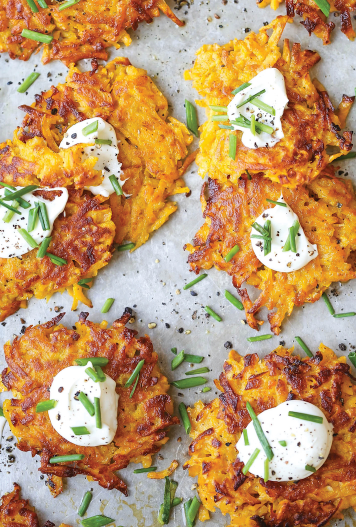 Butternut squash fritters addictive and amazingly crisp-tender Fall side dish