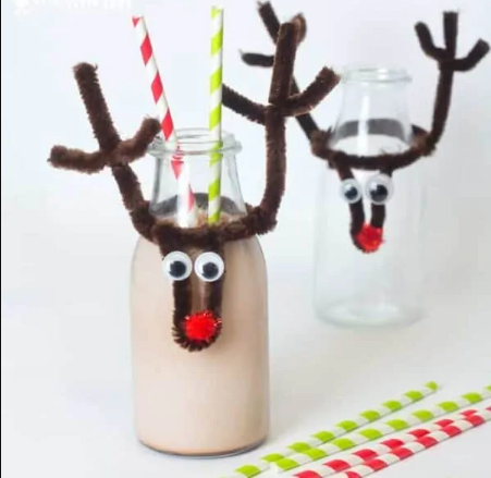 Christmas Reindeer Bottle Toppers