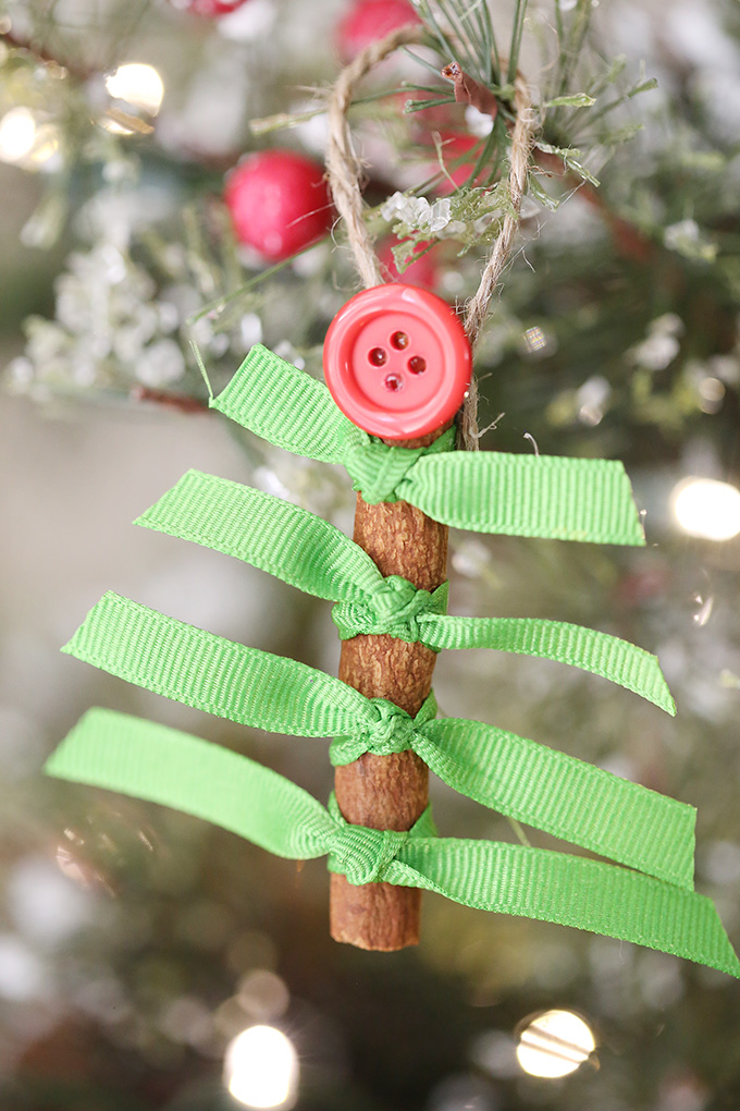 Cinnamon Stick Christmas Tree Ornament