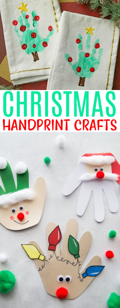 Christmas Handprint Crafts roundups