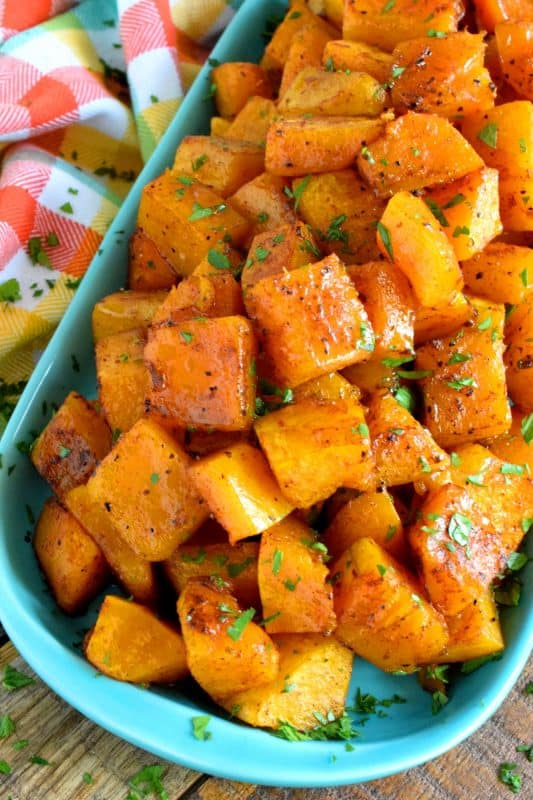 Maple Glazed Squash perfect as a fall side dish