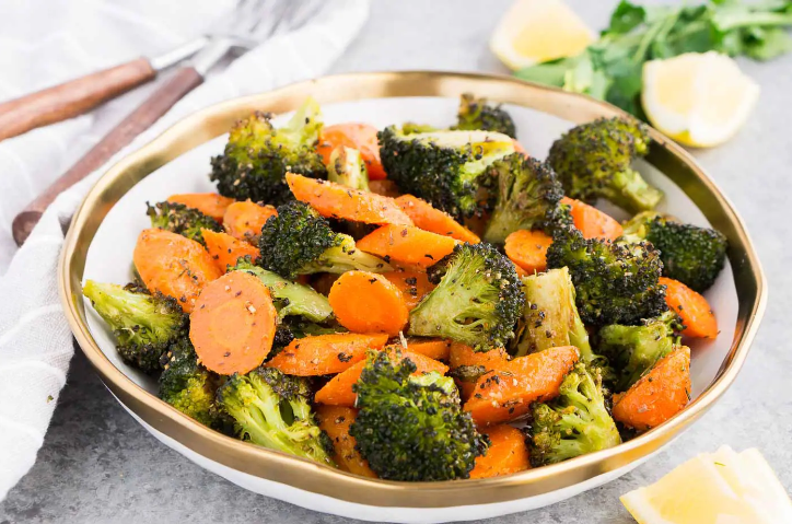 roasted broccoli and carrots a delicious vegetable fall side dish