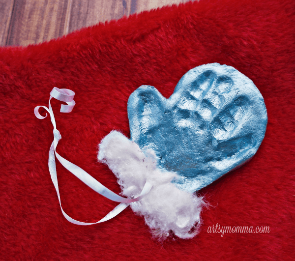 simple salt dough mitten ornament 