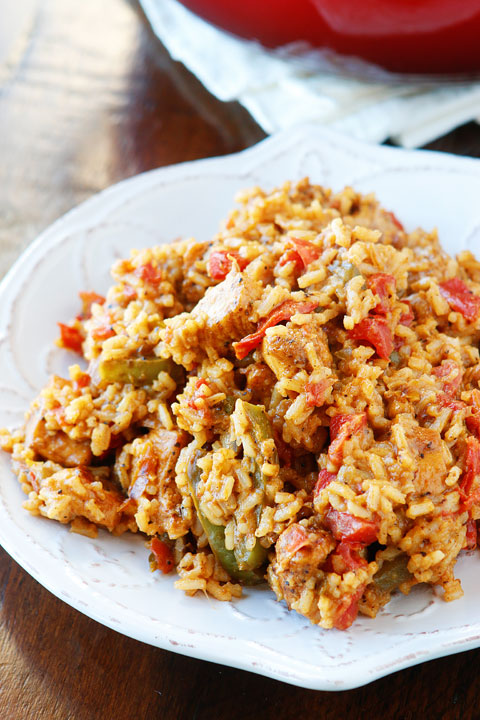 Easy and flavorful Cajun Chicken and Rice