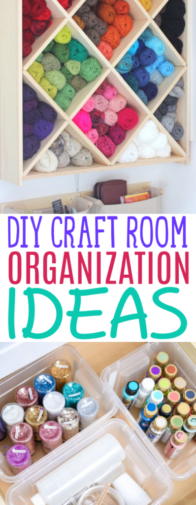 DIY Craft Room Organization Ideas roundups