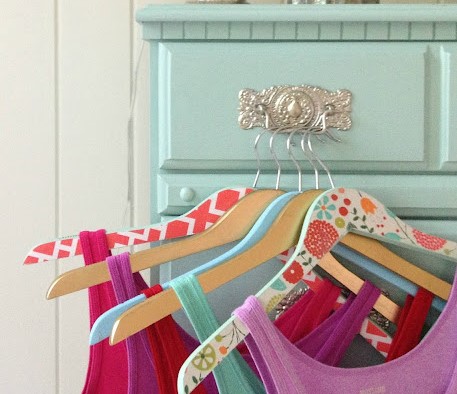 DIY mod podge hangers