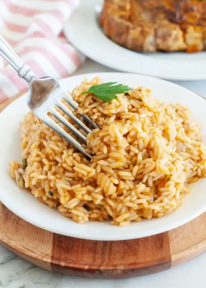full of flavor and easy to make Texas Roadhouse Seasoned Rice