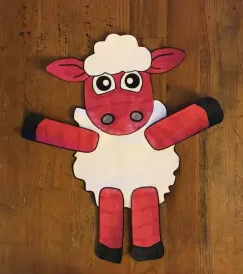 The lost sheep puppet craft for kids