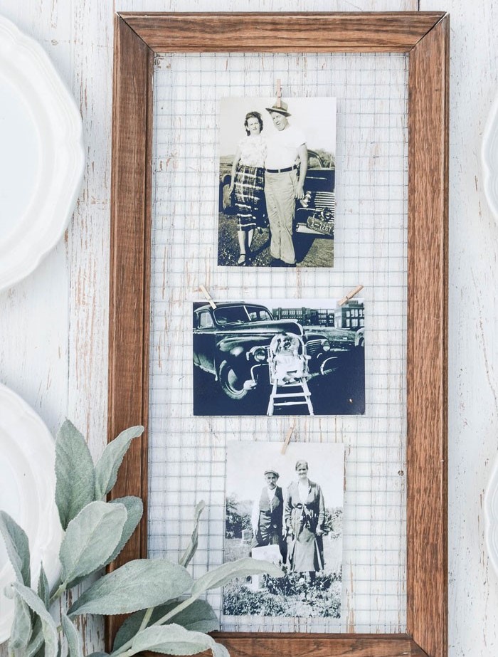 farmhouse style picture frame
