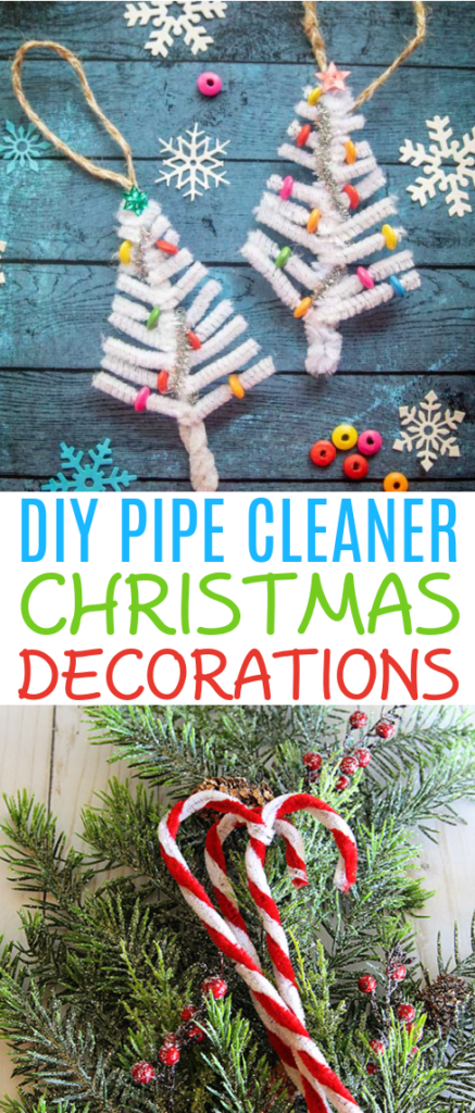 DIY Pipe Cleaner Christmas Decorations roundups