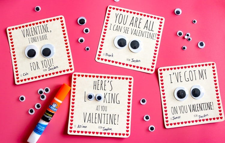 Googly Eyes Handmade Valentine Cards
