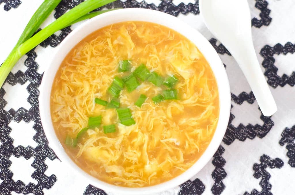 warm and comforting homemade egg drop soup