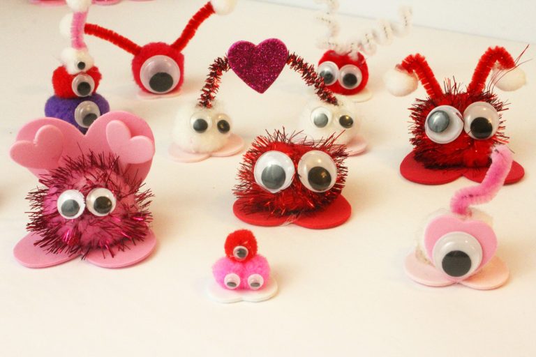 Valentine’s Love Bugs kids craft