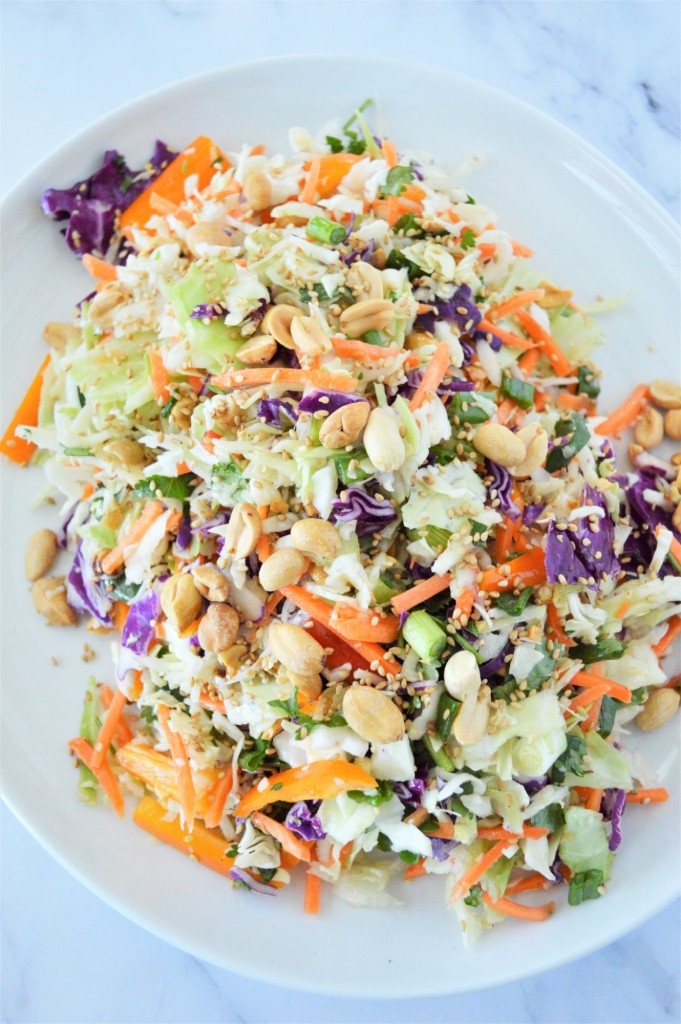 low carb Asian slaw