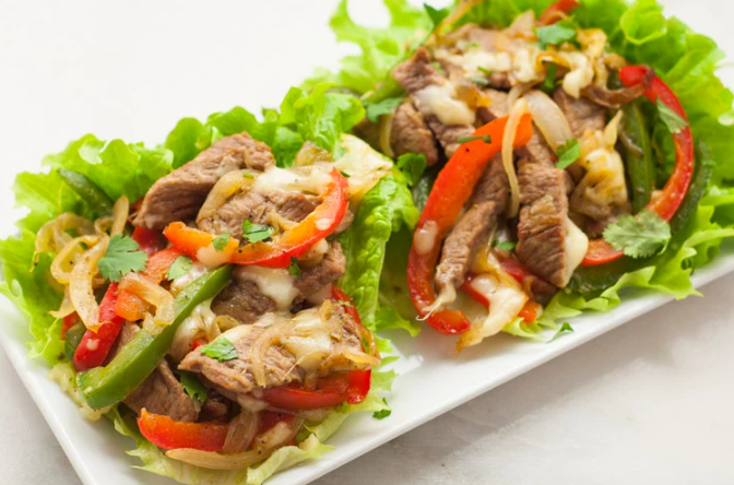 low-carb Philly cheesesteak