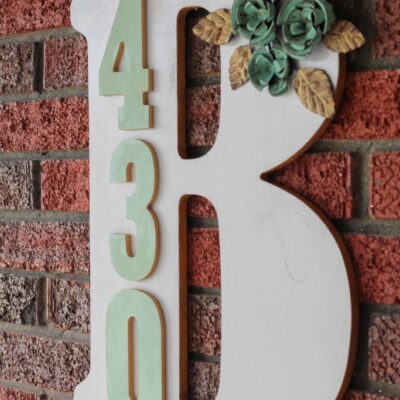 House Number Craft Projects