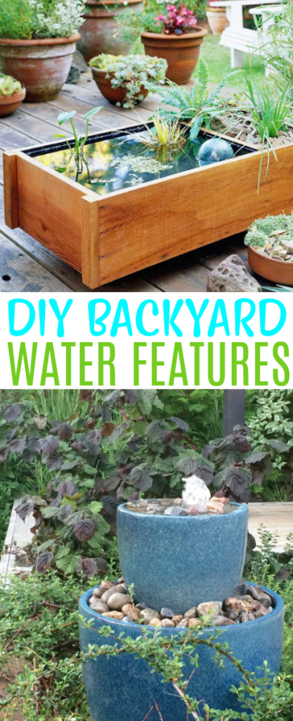DIY Backyard Water Features roundups
