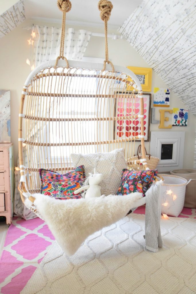 hanging chair for teen girl bedroom